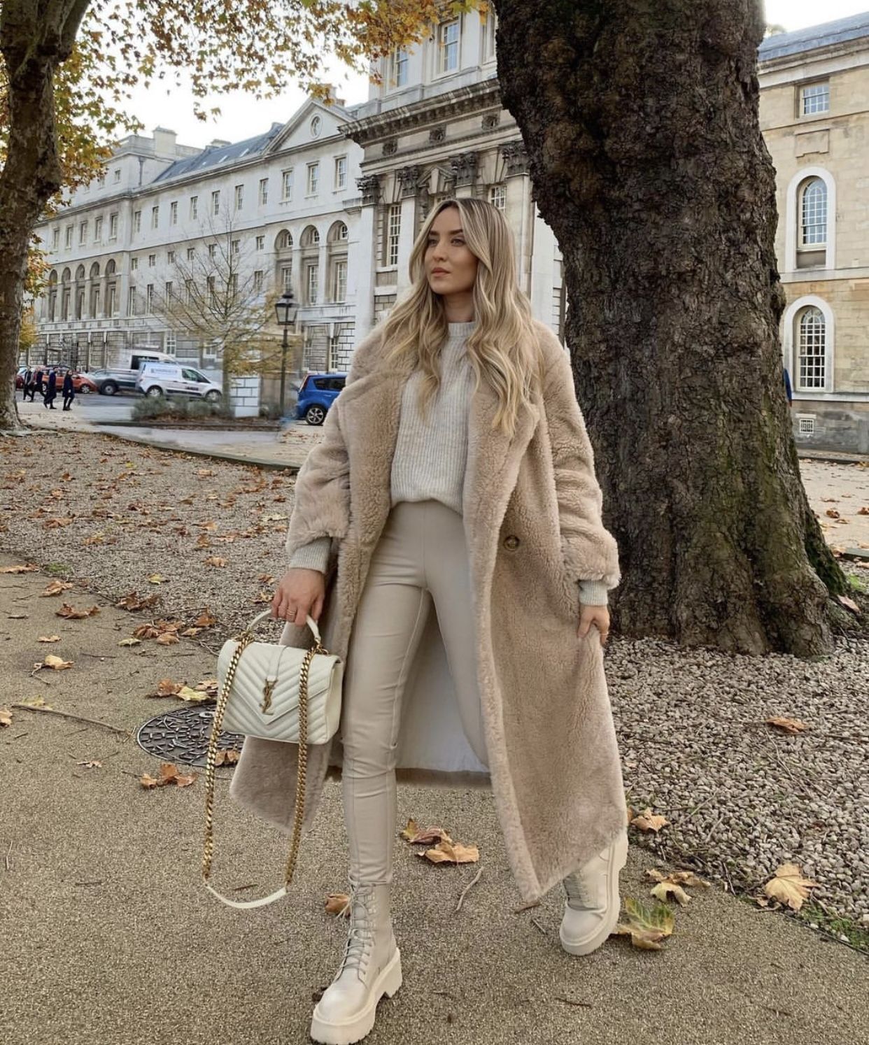 Veste en fausse fourrure d'agneau, épaisse et chaude