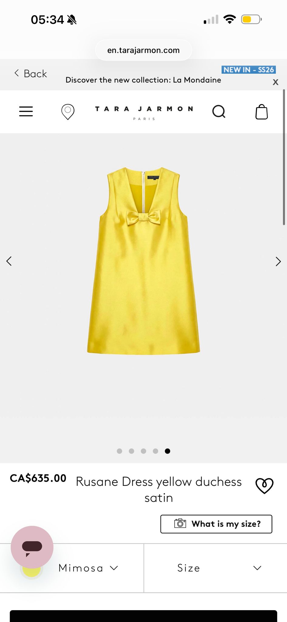 Short + T-shirt jaune
